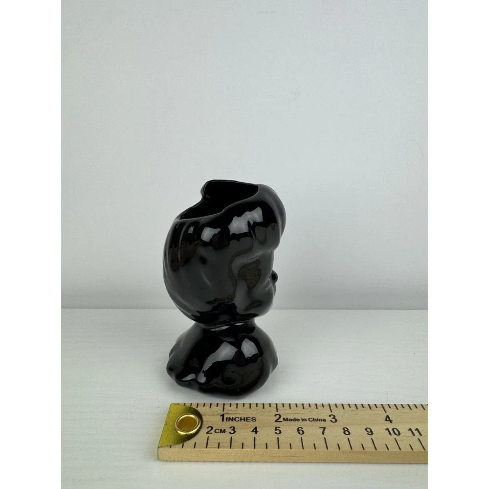 Vintage Vanity Make Up Storage Vase Flower Art Deco Decor Pinup Bust‎ Retro Mod